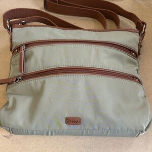 The Sak Green and Brown Esperato Bag
